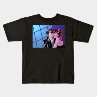 - Synthwave Kiss - Kids T-Shirt